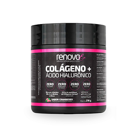 Colágeno Verisol + Haplex Plus + Biotina Sabor Cranberry 216g