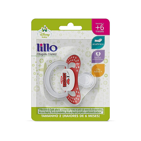 Chupeta Lillo Funny Disney Orto SIL Tam 2