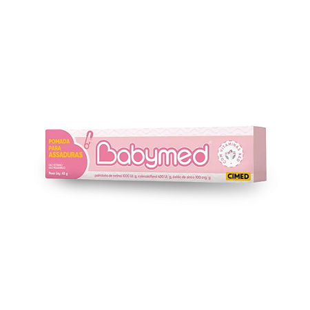 Pomada para Prevenção de Assaduras Babymed Rosa com 45g