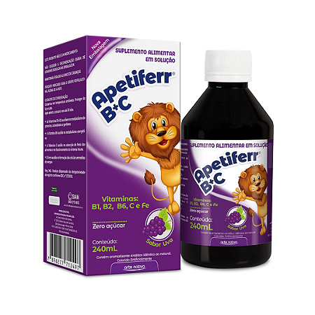 Apetiferr B+C 240ml Uva Arte Nativa