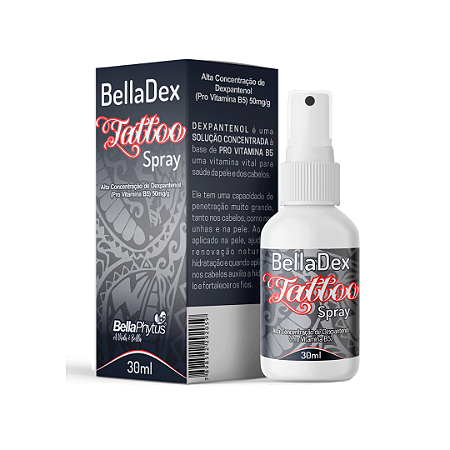 BellaDex Tattoo Spray 30ml para Tatuagem