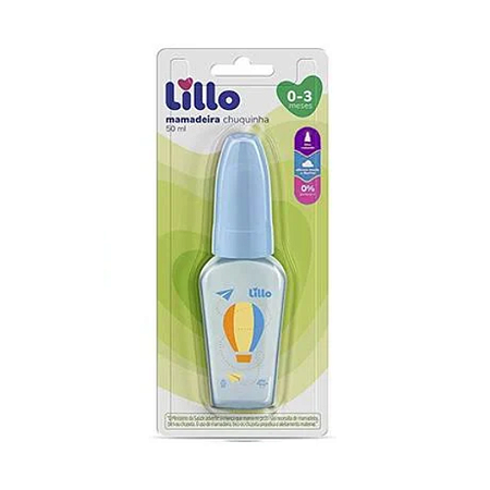 Mamadeira Miniform Primeiros Passos Azul 120ml