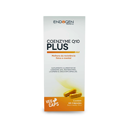 Coenzyme Q10 Com 60 Cápsulas Endogen