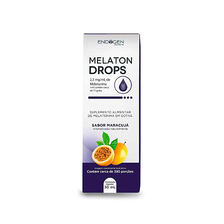 Melaton Drops Endogen Melatonina Maracujá 30ml