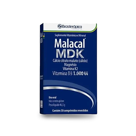 Malacal MDK Com 30 Comprimidos Revestidos Brasterapica