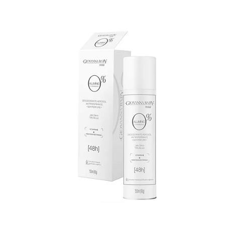 Desodorante Corporal Aerosol 0% Alumínio Neutral 150ml Giovanna Baby