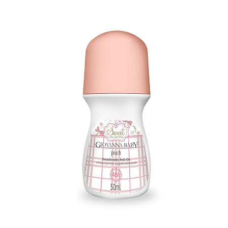 Desodorante Roll-On Peach 50ml Giovanna Baby