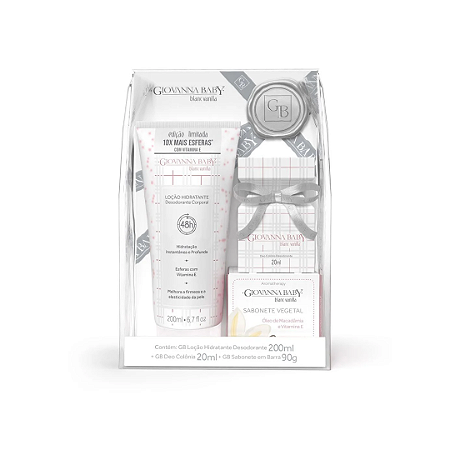 Kit Giovanna Baby Blanc Vanilla 3 itens