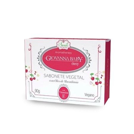 Sabonete Vegetal Cherry 90g Giovanna Baby