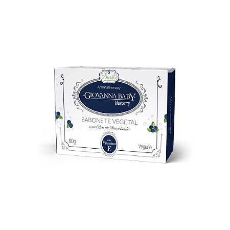 Sabonete Vegetal Blueberry 90g Giovanna Baby