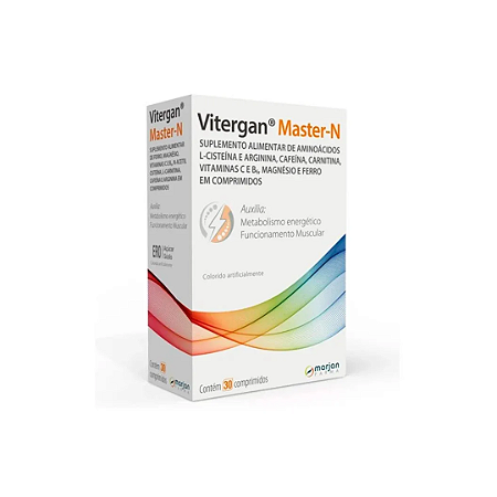 Vitergan Master N 30 Comprimidos Energia Nutricional