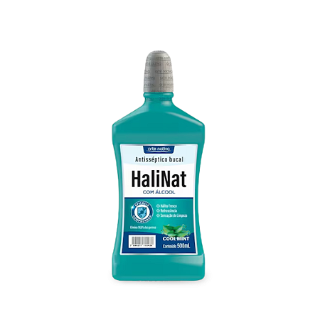 Antisséptico Bucal HaliNat Cool Mint 500ml