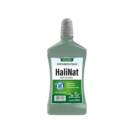 Antisséptico Bucal HaliNat Menta Suave 500ml