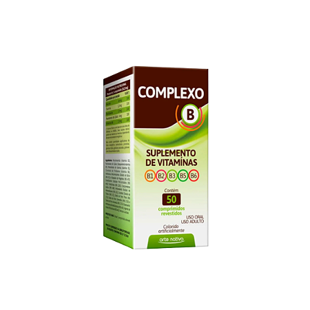 Complexo B 50 Comprimidos Arte Nativa