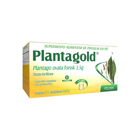 Plantagold sem Sabor com 30 Sachês de 3,5G Cada