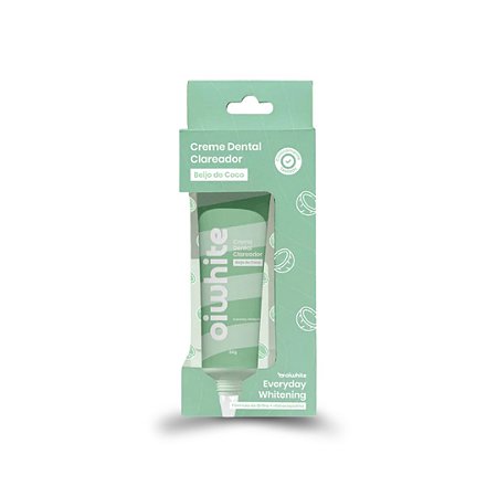 Creme Dental Clareador Beijo de Coco 60ml Oiwhit