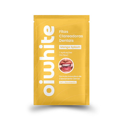 Fitas de Clareamento Dental Manga com 7 Aplicações Oiwhite