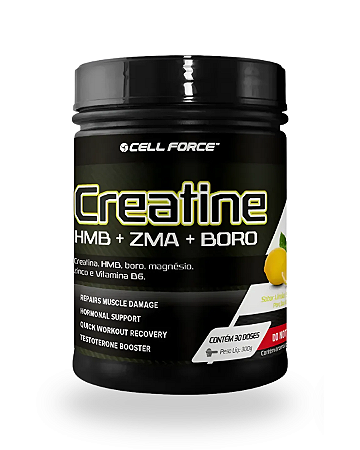 Creatine + HMB + ZMA + Boro com 300g Cell Force