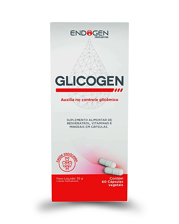 Glicogen 60 Cápsulas Endogen