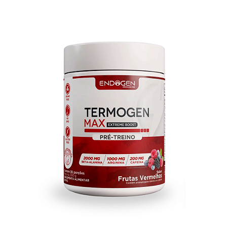 Termogen Max Frutas Vermelhas 300g Endogen