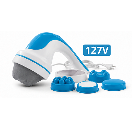 Massageador Corporal MS-Power 127V Azul Techline