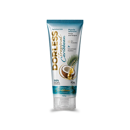 Dorless Tropical Caribbean Creme de Massagem Corporal 150g