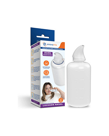 Dispositivo para Lavagem Nasal 240ml Adulto/Infantil Enovamix