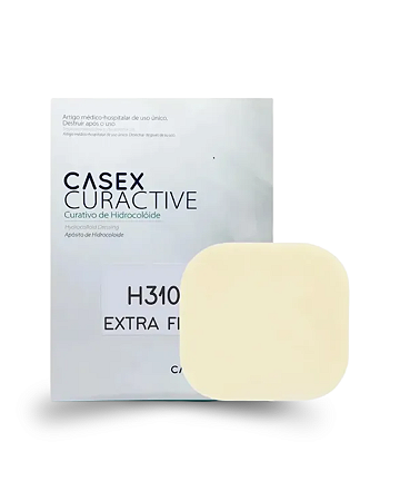 Curativo Hidrocoloide Extra Fino 10x10cm com 10 Unidades Casex