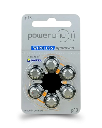 Bateria para Aparelho Auditivo P13 com 6 Unidades Power One