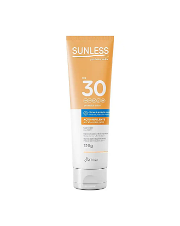 Protetor Solar com Repelente FPS 30 Sunless 120g