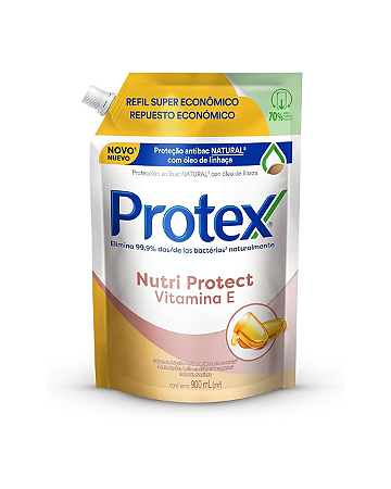 Sabonete Líquido Protex Nutri Protect Vitamina E Refil 900ml