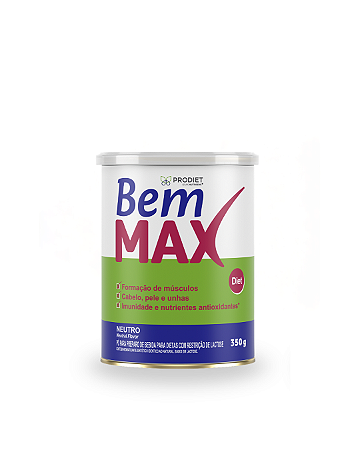 Suplemento Alimentar Hiperproteico Bem Max Neutro 350g Prodiet