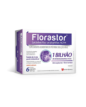 Florastor 6 Sachês 4g União Química