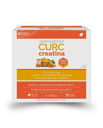 CURC Creatina Frutas Tropicais 30 Sachês