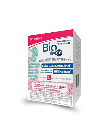 Suplemento Alimentar em Pó Bio GG 30 Sachês de 1,2g
