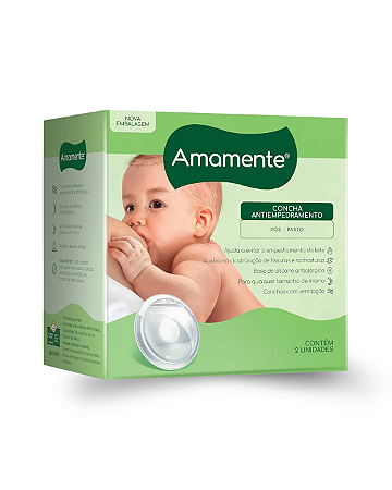 Concha Antiempedramento Amamente com 2 Unidades