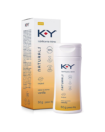 Lubrificante Íntimo K-Y Naturals Vanilla 50g