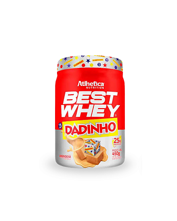 Suplemento Alimentar Best Whey Dadinho 25g de Proteína 450g Atlhetica Nutrition