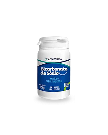 Bicarbonato de Sódio ADV Farma Pote de 100g