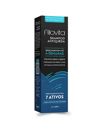 Shampoo Antiqueda Allovita 200ml Legrand