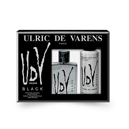 Kit Ulric de Varens UDV Black EDT 100ml + Desodorante 200ml