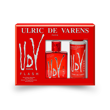 Kit Ulric de Varens UDV Flash Eau de Toilette 100ml + Desodorante 200ml