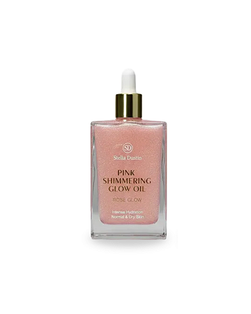 Óleo Iluminador Corporal Pink Shimmering Glow Oil Stella Dustin 100ml