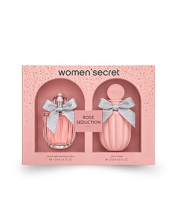 Kit Women’Secret Rose Seduction Eau de Parfum 100ml + Body Lotion 200ml