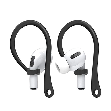 Fixador Suporte de Orelha Anti-Queda para Fone AirPods Cor:Preto