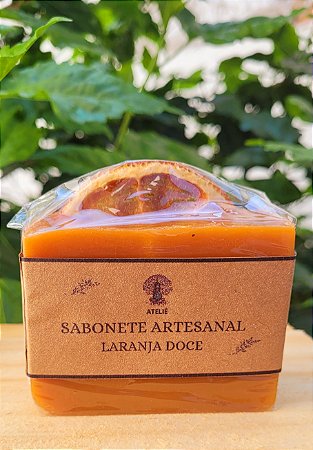 SABONETE ARTESANAL DE LARANJA DOCE