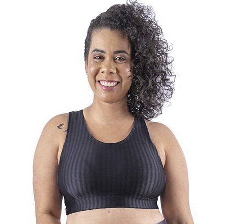 Top Basico em Poliamidas 3D Plus Size