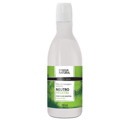 Óleo Vegetal Neutro de Massagem Corporal 300 ml