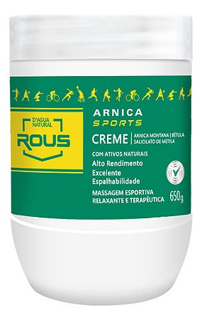 Creme De Arnica Para Massagem Esportiva