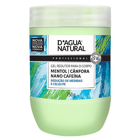 Gel Redutor De Gordura E Celulite D'agua Natural 750g